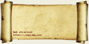 Josif Rančić vizit kartica